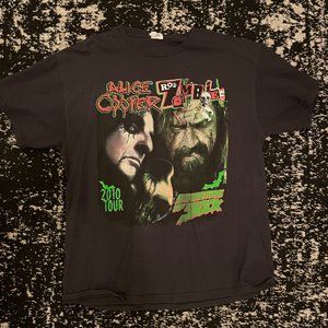 Rob Zombie x Alice Cooper 2010 "Superstars of Shock! Tour" T-shirt
